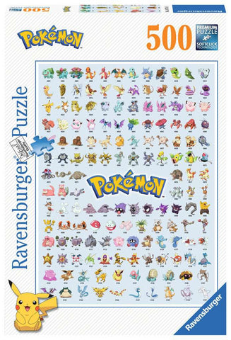 Puzzle Pokémon - Pokedex Première génération 500 pièces