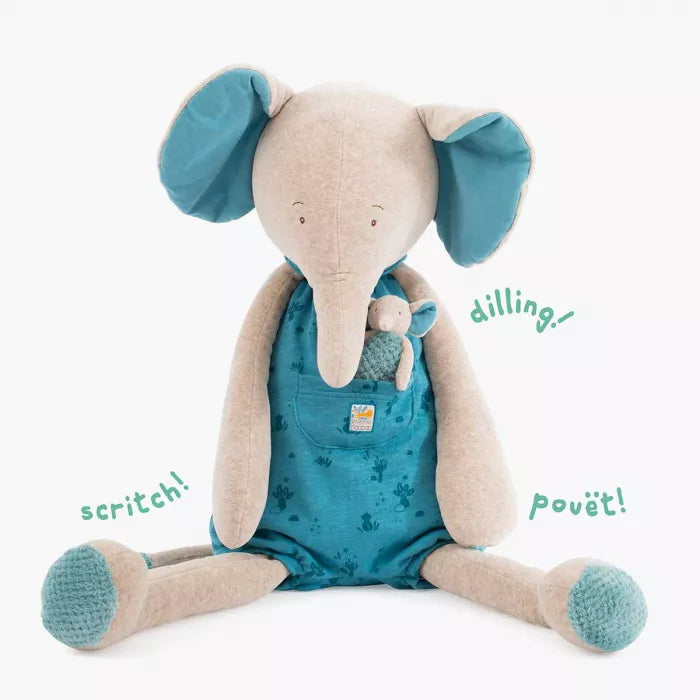 Moulin Roty - Doudou éléphant bergamote sous mon baobab, Livraison Gratuite 24/48h Moulin Roty - Doudou éléphant bergamote sous mon baobab, Livraison Gratuite 24/48h