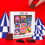 Coffret de 9 carrés de chocolat - Noël - Le chocolat des français