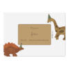 Lot 6 Cartes D’invitation “Dino”