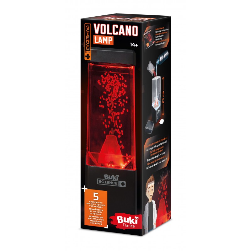 Lampe paillettes volcan