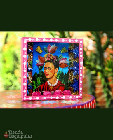Vitrine autoportrait Frida Kahlo