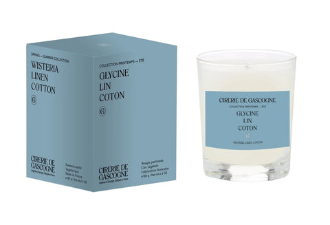 Bougie Glycine - Lin - Coton - Cirerie de Gascogne