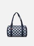 Sac Polochon / Weekend carreaux Marine