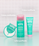 Skin essential Heroes set (crème, lotion, cotons)