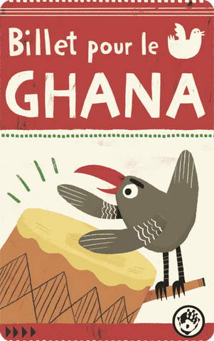 Billet pour le Ghana - Carte Yoto