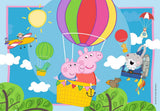 Puzzles Les aventures de Peppa pig - 2x12 pièces