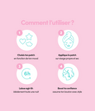 24 patchs boutons Unicorn