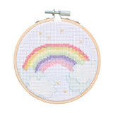 Kit Broderie Mini Kit Tableau Arc-en-Ciel
