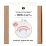 Kit Broderie Mini Kit Tableau Arc-en-Ciel