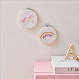 Kit Broderie Mini Kit Tableau Arc-en-Ciel