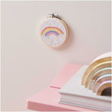 Kit Broderie Mini Kit Tableau Arc-en-Ciel