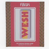 Kit Canevas Marque Page - Wesh