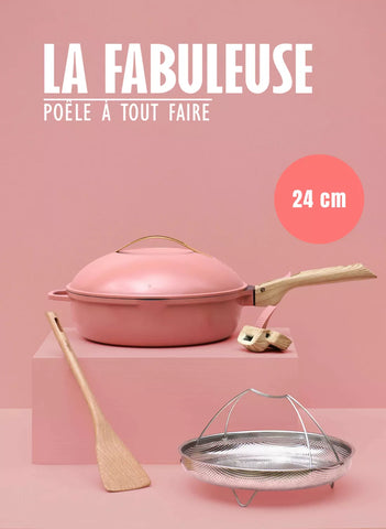 La fabuleuse poêle 8 en 1, 24 cm - Cookut