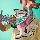 Coloriage Gonflable – 1 Dragon Géant à colorier