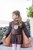 Brilliant Copper Knight Tunic with Cape - Chevalier