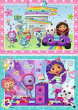 Puzzle Gabby's Dollhouse - Prêt à faire la fête! 2x24 pièces
