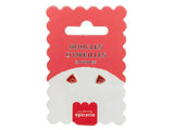 Boucles d'oreilles en porcelaine - pastèque