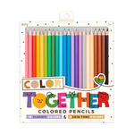 24 crayons de couleur + couleurs peaux