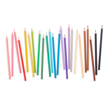 24 crayons de couleur + couleurs peaux