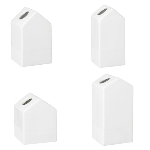 Mini vases maison en porcelaine - x4