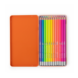 12 crayons de couleurs néon - Les Schmouks
