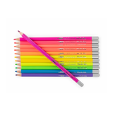 12 crayons de couleurs néon - Les Schmouks