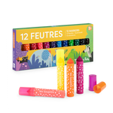 12 gros feutres pointes coniques - Les Toupitis