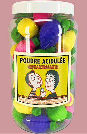 Poudre acidulée