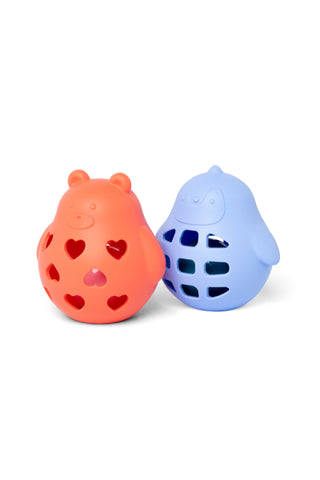 Hochets ours et pingouin