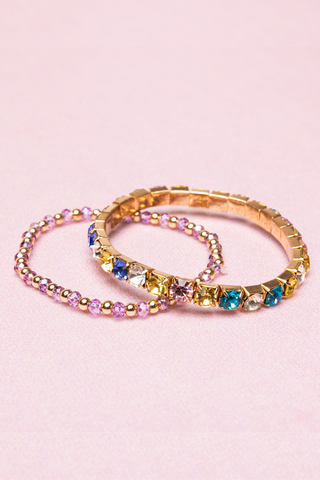 2 bracelets Boutique Glitz and glam
