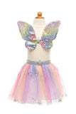 Déguisement Papillon sequins Arc-en-ciel 4-6 ans