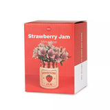 Mini vase, confiture de fraises, rouge, céramique