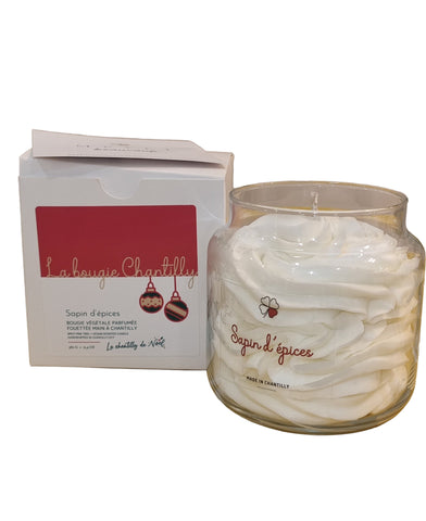 Bougie Chantilly - Sapin d'épices