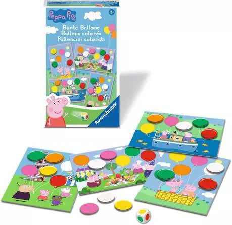 Mini jeux de société - Peppa Pig Ballons colorés
