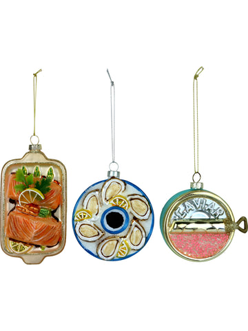 Boule de Noël en verre - Gourmet