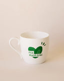 Le mug coeur Fée marraine - vert sapin