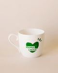 Le mug coeur Mamie chérie - vert sapin émoi émoi