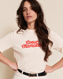 Le t-shirt Cœur chamallow femme en coton bio