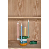 Styles Bougie ordinaire Vertes 4 pces