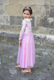 Robe en velours rose (3 tailles)