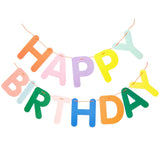 Guirlande Happy Birthday, coloré / fluo