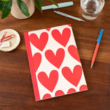 Carnet coeur A5