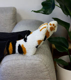 Chaussettes moumoute pattes de chat