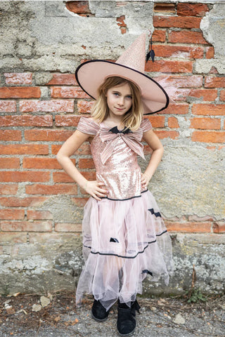 Robe de sorcière glamour avec chapeau