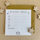 Cartes d'invitation - La fête à la maison