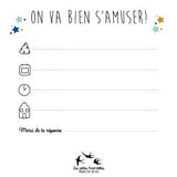 Cartes d'invitation - La fête à la maison