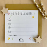 Cartes d'invitation - La fête en musique