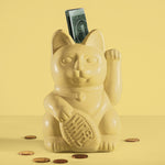 Tirelire Lucky Cat Money Box Yellow