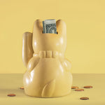 Tirelire Lucky Cat Money Box Yellow